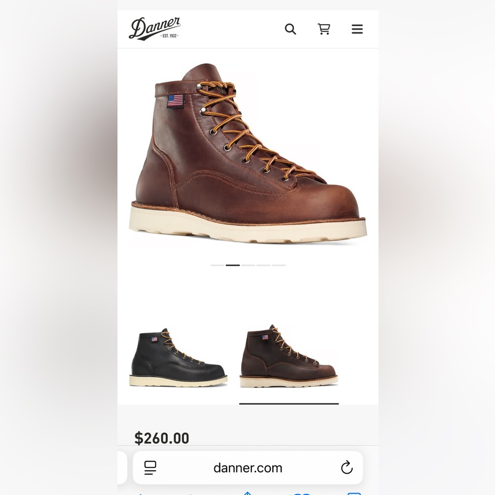 Classic Brown Leather Men's Boots